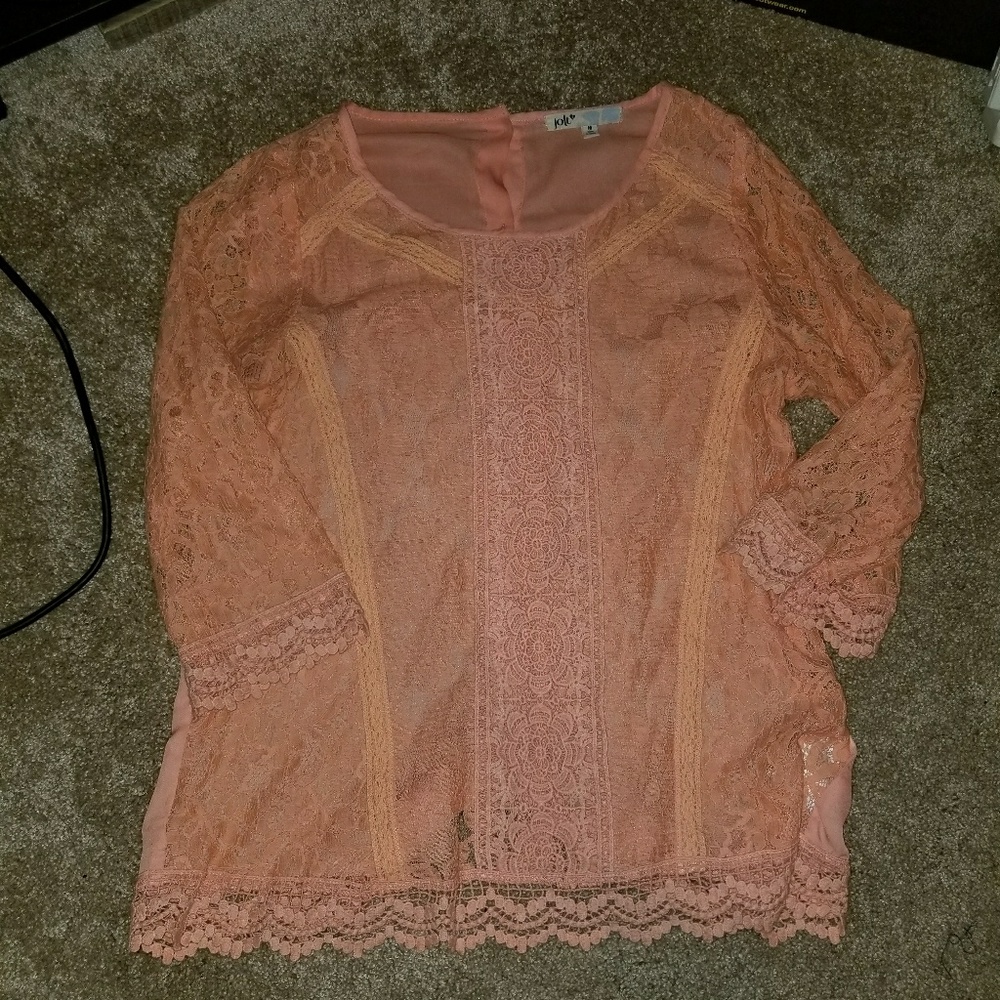 Peach Colored Blouse